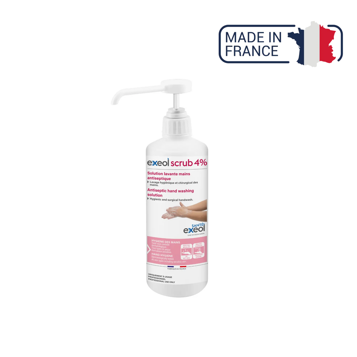 Exeol scrub 4% antiseptic soap - Sodel Exeol 