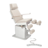 Pedicure chair - MOON - Electric lift - Wired - Ruck My Podiatry Natural-3-motors-White