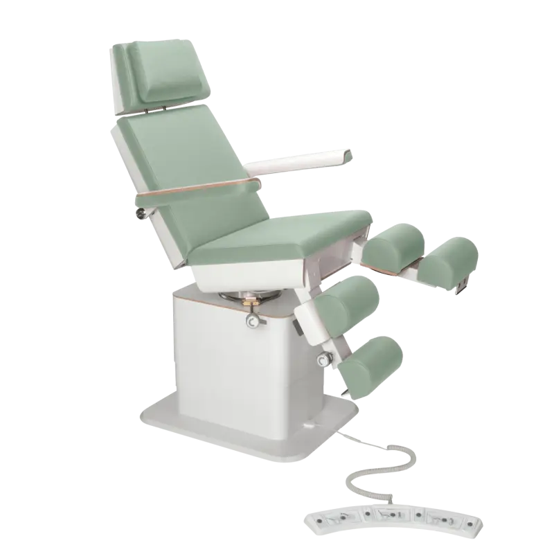 Sillón de pedicura - MOON - Elevador eléctrico - Con cable - Ruck My Podiatry Sage-3-motores-Blanco