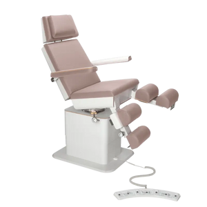 Sillón de pedicura - MOON - Elevador eléctrico - Con cable - Ruck My Podologie Taupe-3-motores-Blanco