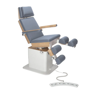 Sillón de pedicura - MOON - Elevador eléctrico - Con cable - Ruck My Podologie Ocean-3-motors-Roble