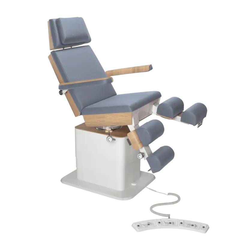 Sillón de pedicura - MOON - Elevador eléctrico - Con cable - Ruck My Podologie Ocean-3-motors-Roble