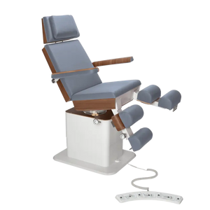 Sillón de pedicura - MOON - Elevador eléctrico - Con cable - Ruck My Podiatry Ocean-3-motores-Nogal