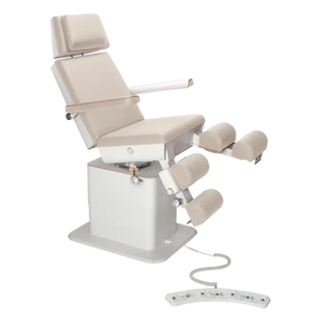 Sillón de Pedicura - MOON - Elevador eléctrico - Con cable - Ruck My Podiatry Natural-5-motores-Blanco