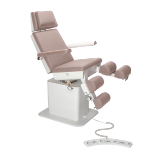 Sillón de pedicura - MOON - Elevador eléctrico - Con cable - Ruck My Podologie Taupe-5-motores-Blanco