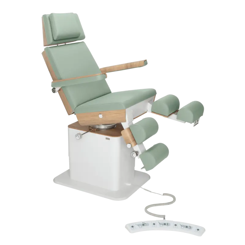 Sillón de pedicura - MOON - Elevador eléctrico - Alámbrico - Ruck My Podiatry Sage-5-motores-Roble