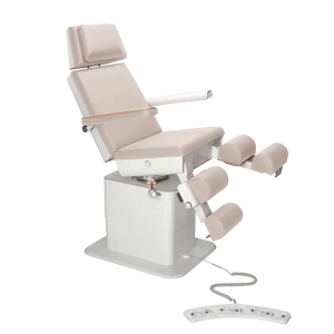 Sillón de pedicura - MOON - Elevador eléctrico - Con cable - Ruck My Podology Natural-3-motores-2-Blanco