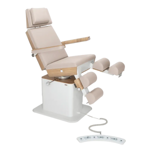 Sillón de pedicura - MOON - Elevador eléctrico - Alámbrico - Ruck My Podologia Natural-3-motores-2-Roble