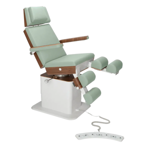 Sillón de pedicura - MOON - Elevador eléctrico - Con cable - Ruck My Podiatry Sage-3-motores-2-Nogal