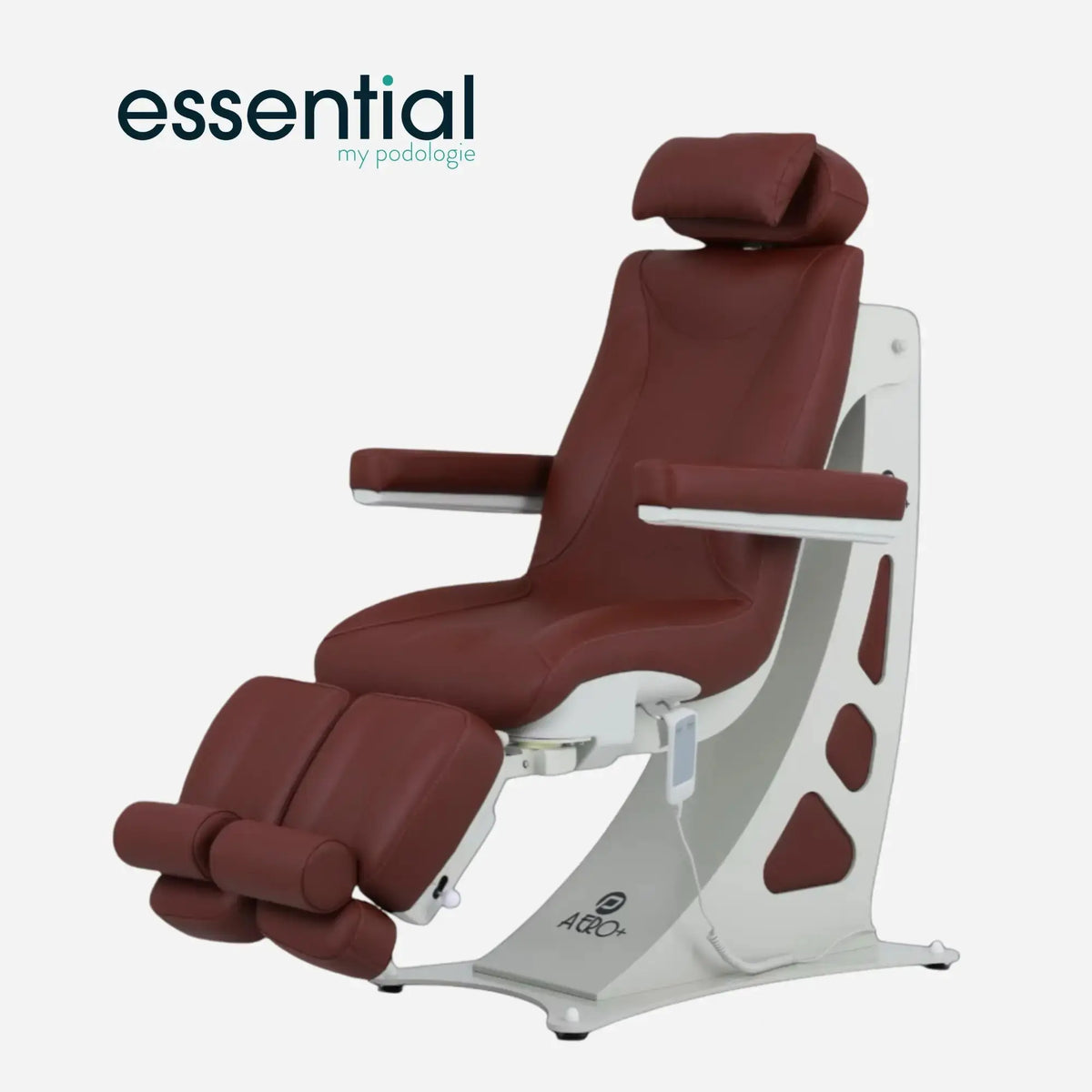Sillón de pedicura eléctrico - Essential by My Podologie Essential Rojo Burdeos