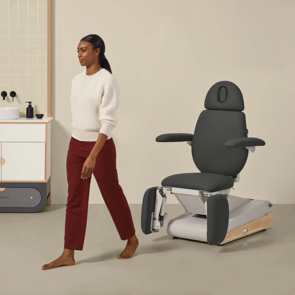 Fauteuil de pédicurie Électrique avec chauffage - 3 coloris - Swop P3 Up - Naggura Naggura 