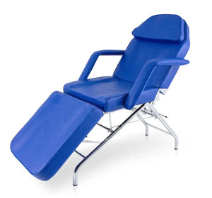 Steel armchair - 3 panels with armrests - Faux-leather covering - My Podologie
