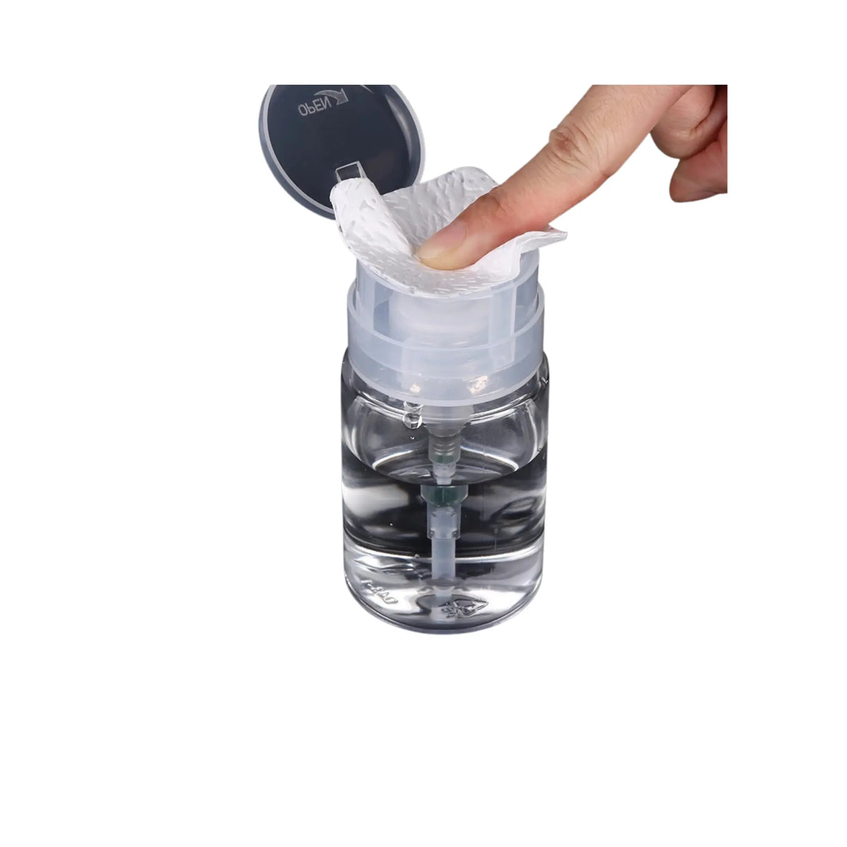 Plastic pump dispenser bottle for liquid - 2 formats available My Podologie 
