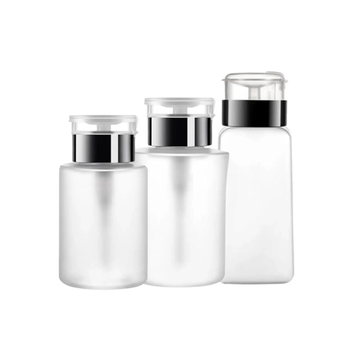 Plastic pump dispenser bottle for liquid - 3 formats available My Podologie 