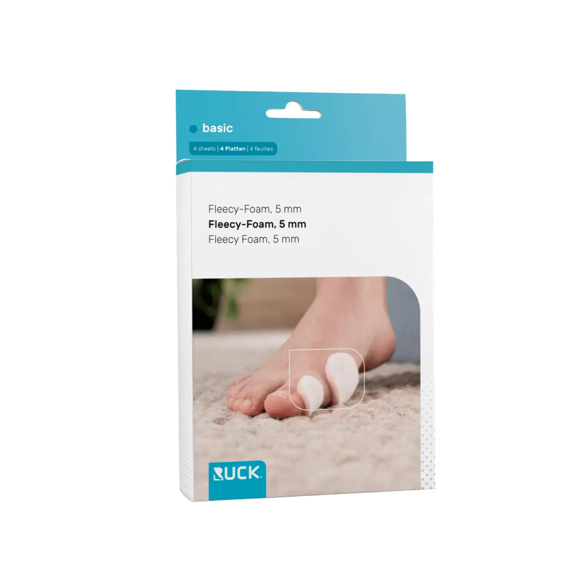 Fleecy Foam - 2 plates - 7.5 x 11 cm - Thickness: 5 mm - Ruck Ruck 