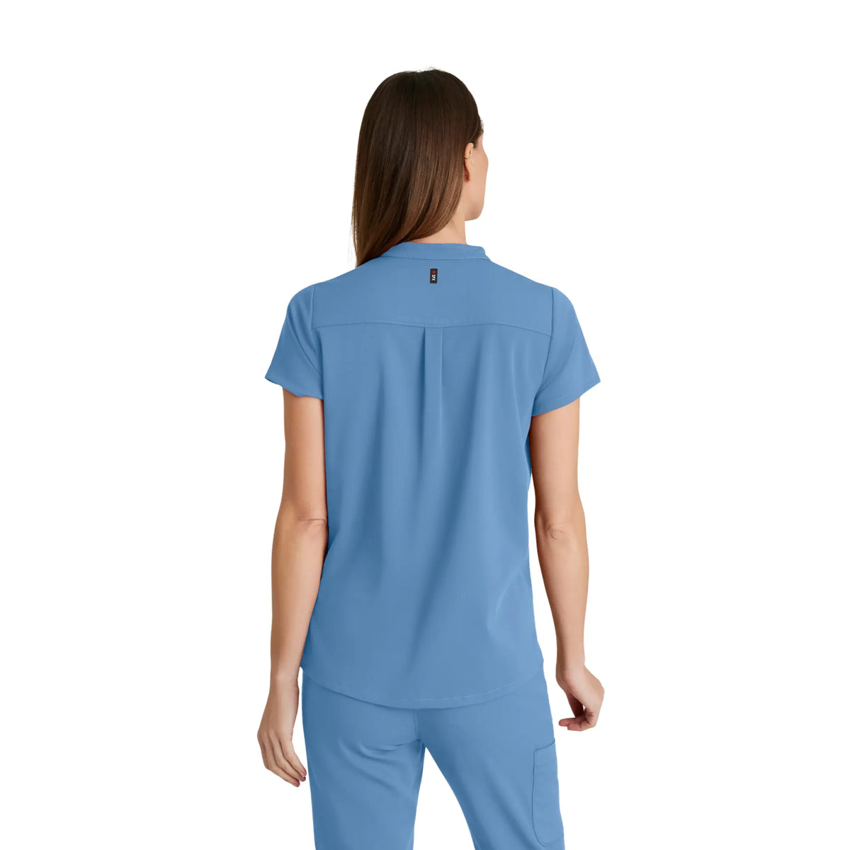 Flora - Banded collar tunic - Women - Grey’s Anatomy Stretch GREYS ANATOMY STRETCH