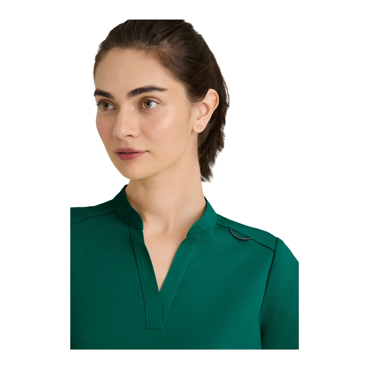 Flora - Banded collar tunic - Women - Grey’s Anatomy Stretch GREYS ANATOMY STRETCH