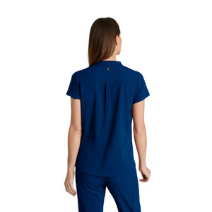 Flora - Banded collar tunic - Women - Grey’s Anatomy Stretch GREYS ANATOMY STRETCH