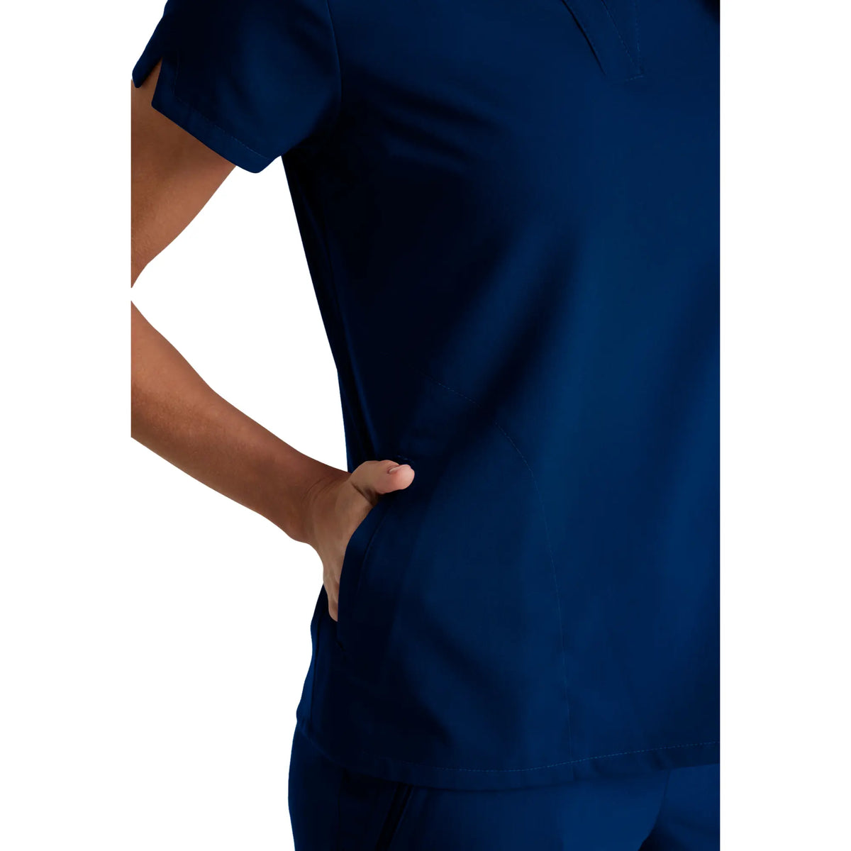 Flora - Banded collar tunic - Women - Grey’s Anatomy Stretch GREYS ANATOMY STRETCH