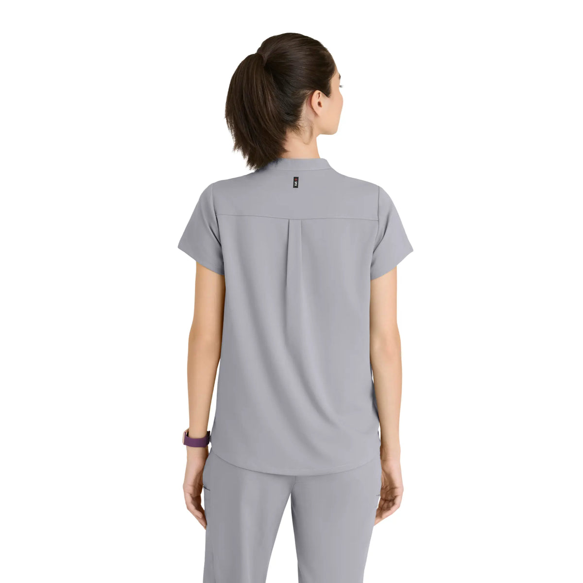 Flora - Banded collar tunic - Women - Grey’s Anatomy Stretch GREYS ANATOMY STRETCH