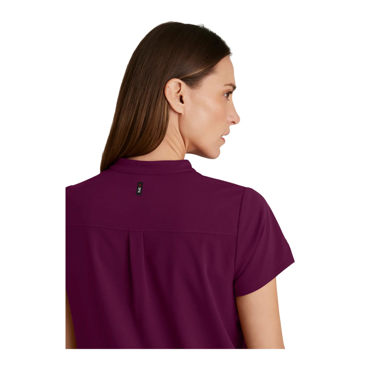 Flora - Banded collar tunic - Women - Grey’s Anatomy Stretch GREYS ANATOMY STRETCH