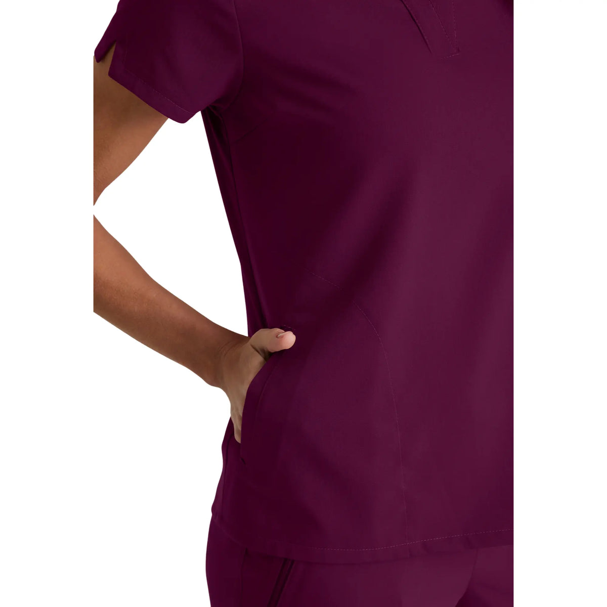 Flora - Banded collar tunic - Women - Grey’s Anatomy Stretch GREYS ANATOMY STRETCH