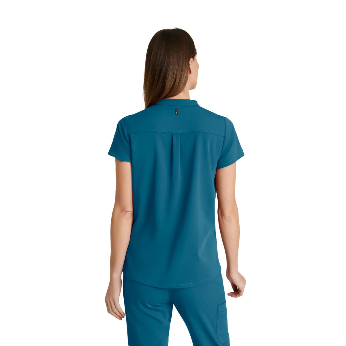Flora - Banded collar tunic - Women - Grey’s Anatomy Stretch GREYS ANATOMY STRETCH
