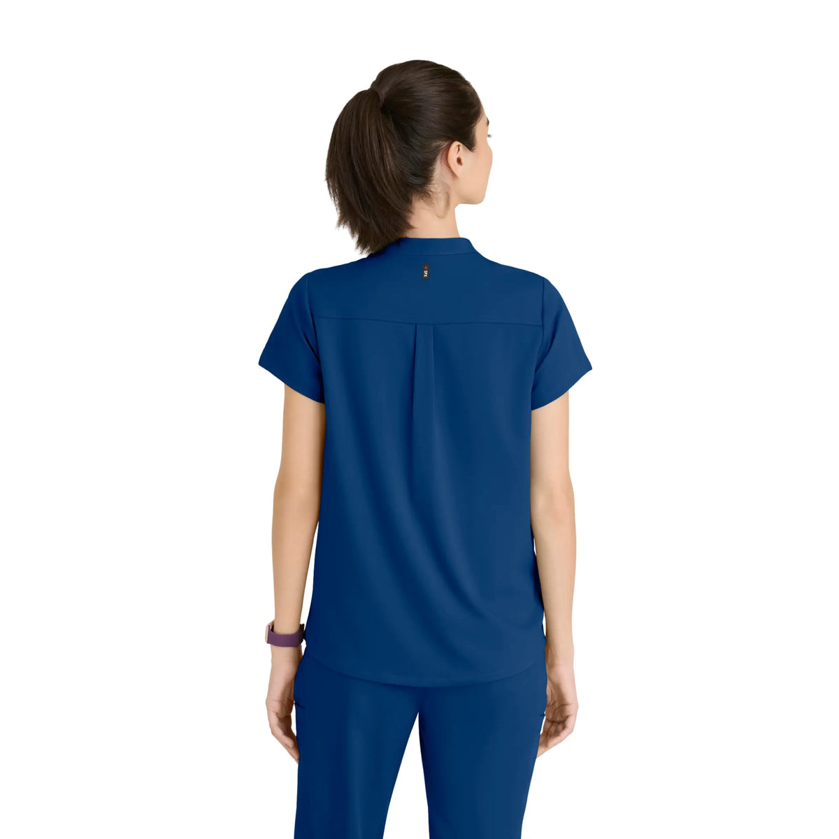 Flora - Banded collar tunic - Women - Grey’s Anatomy Stretch GREYS ANATOMY STRETCH