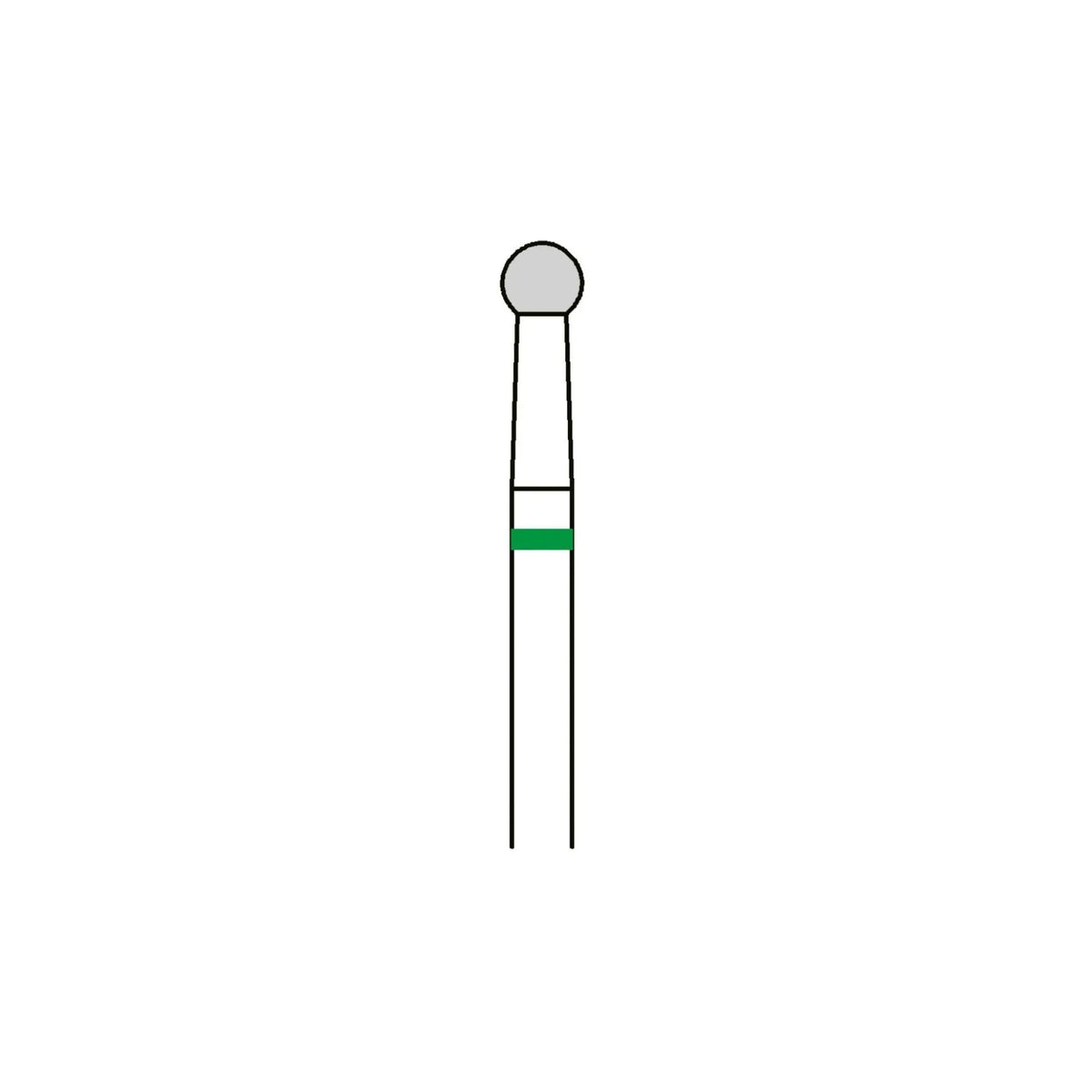 1S Tungsten carbide bur - Enucleation of corns - 1.6 mm - My Podologie