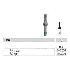 370 Diamond Milling Cutter - Callus Removal and Rough Nail Treatment - 2.3 mm