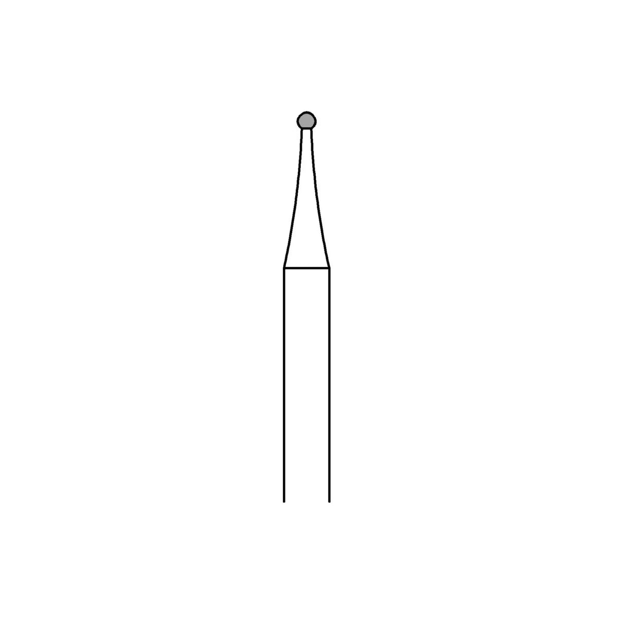 801 Diamond Burr - Enucleation and nail drilling - 0.9 mm - My Podologie
