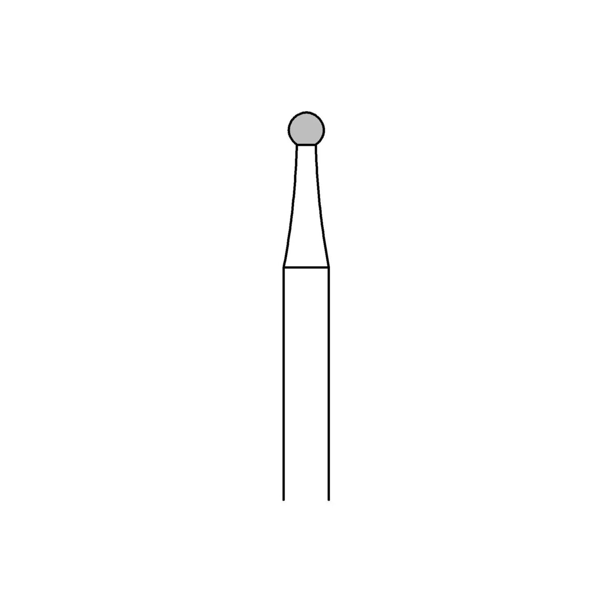 801 Diamond Burr - Enucleation and nail drilling - 1.8 mm - My Podologie