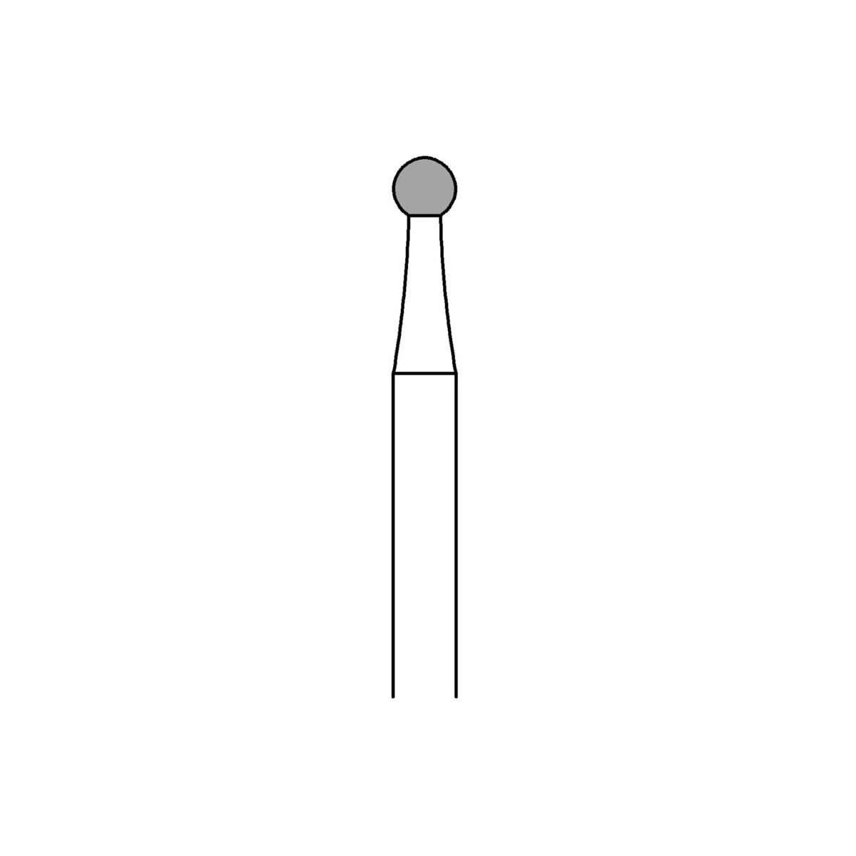 801 Diamond Burr - Enucleation and nail drilling - 2.3 mm - My Podologie