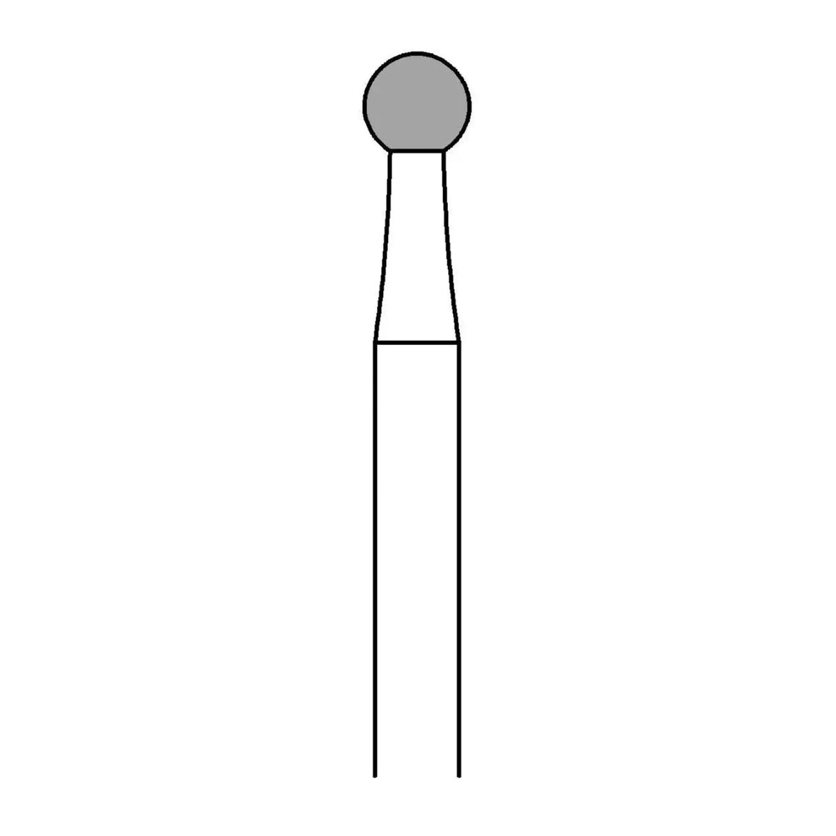 801 Diamond Burr - Enucleation and nail drilling - 2.9 mm - My Podologie