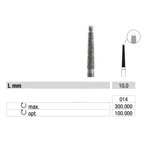 857 Diamond Burr - Smoothing calluses and nails - 1.4 mm