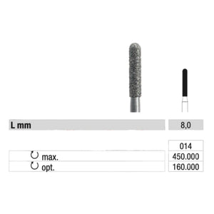 881 Diamond Burr - Smoothing calluses and nails - 1.4 mm