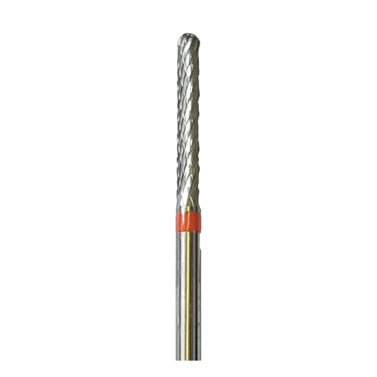 Fresa E0220 Carburo de tungsteno - Abrasión y acabado de clavos finos - Dientes cruzados finos - Forma recta - 2,3 mm - My Podologie