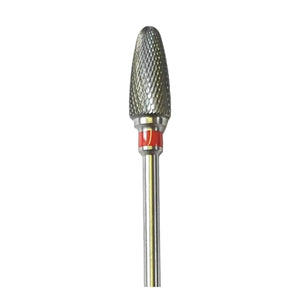 Fraise E5420 Carbure de tungstène - Abrasion et finition des ongles fins - Denture croisée fine - 6 mm - My Podologie