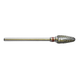 Bur E5453 Tungsten carbide - Abrasion of normal to thick nails - Intermediate cross teeth - 6.0 mm - My Podologie