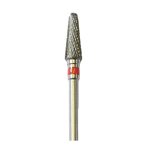 Fraise E5620 Carbure de tungstène - Abrasion et finition des ongles fins - Denture croisée fine - 4,5 mm - My Podologie