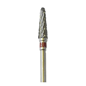 Bur E6953 Tungsten carbide - Abrasion of normal to thick nails - Intermediate cross teeth - 4.0 mm - My Podiatry