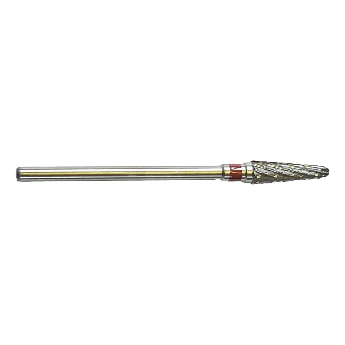 Bur E6953 Tungsten carbide - Abrasion of normal to thick nails - Intermediate cross teeth - 4.0 mm - My Podiatry