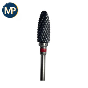 Tungsten carbide cutter - Cross toothed - Ovoid shape - Fine grain