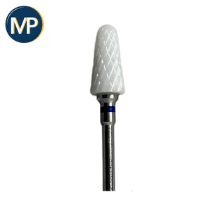 Ceramic bur - Medium cross teeth - Conical shape - 6.5mm - My Podologie
