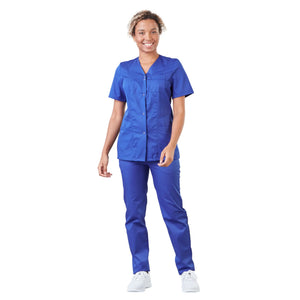 Gaia - Short-sleeved blouse - V-neck - Women - 70 cm - Phirejo