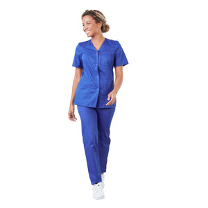 Gaia - Short-sleeved blouse - V-neck - Women - 70 cm - Phirejo