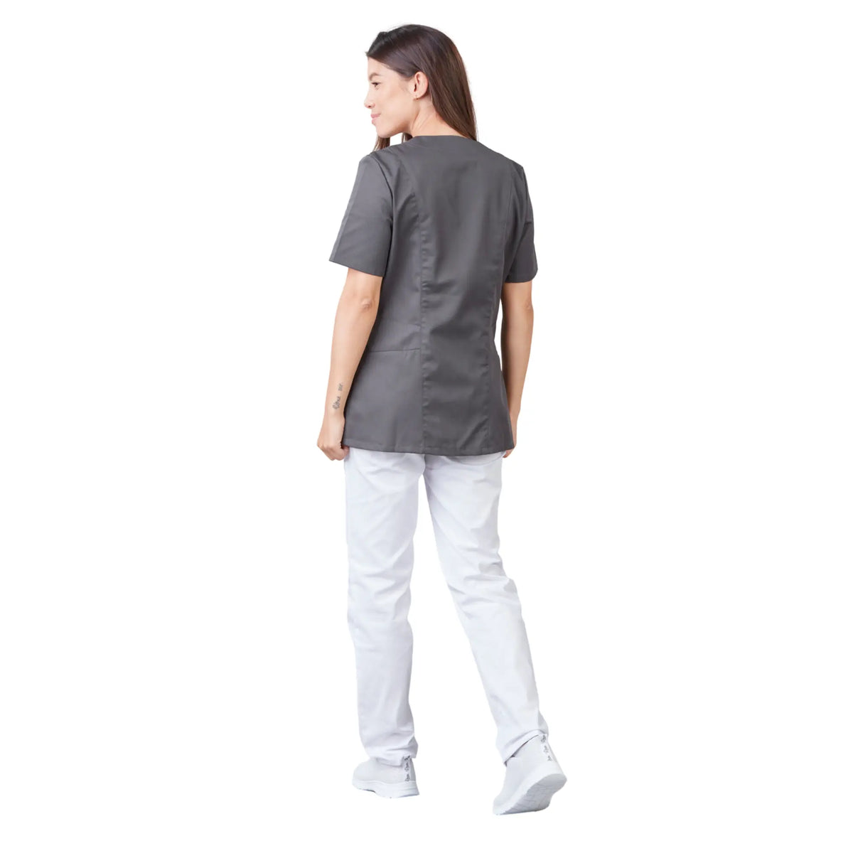 Gaia - Short-sleeved blouse - V-neck - Women - 70 cm - Phirejo