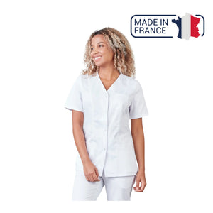 Gaia - Short-sleeved blouse - V-neck - Women - 70 cm - Phirejo Phirejo 