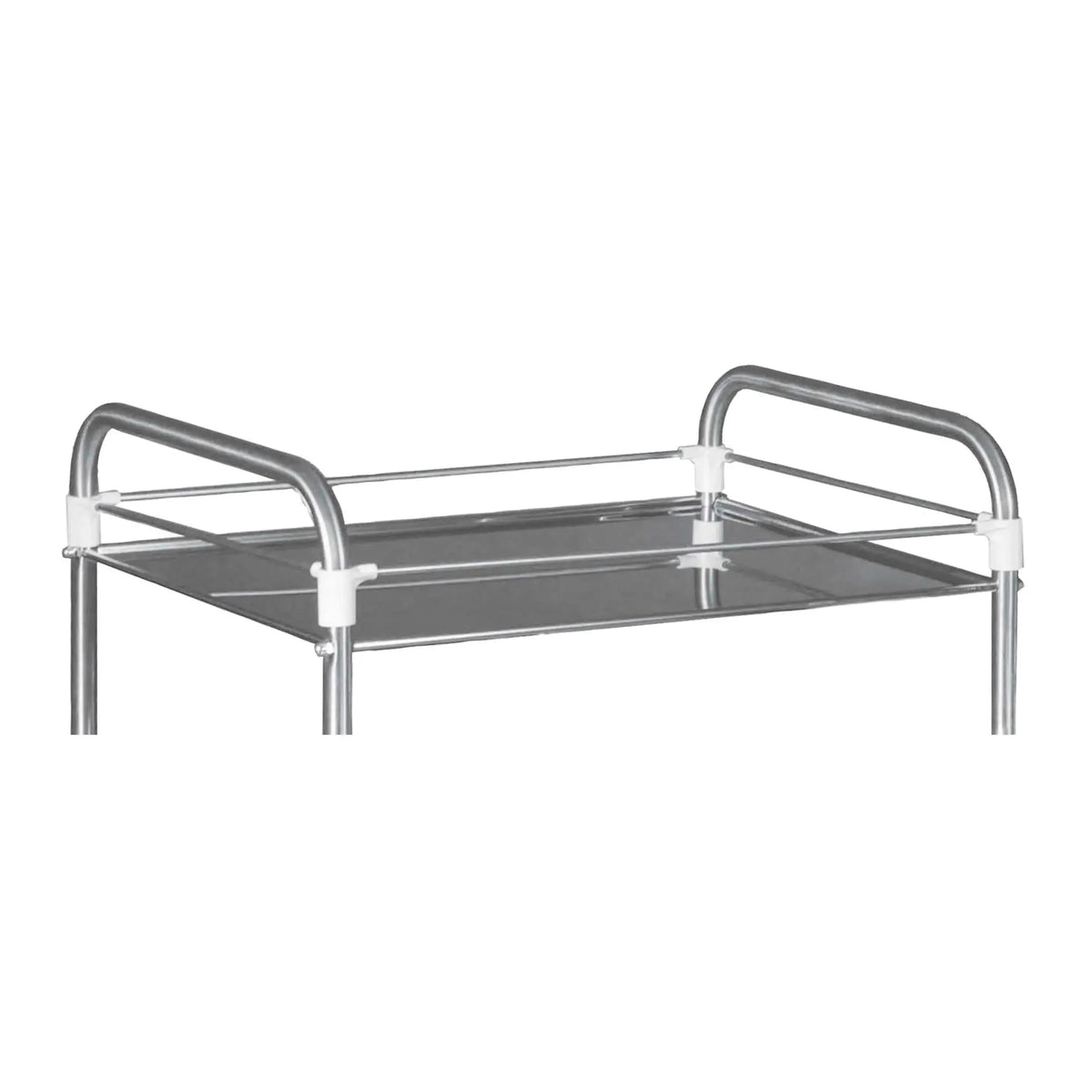 All stainless steel gallery for pedestal table - 40 x 60 cm - My Podologie