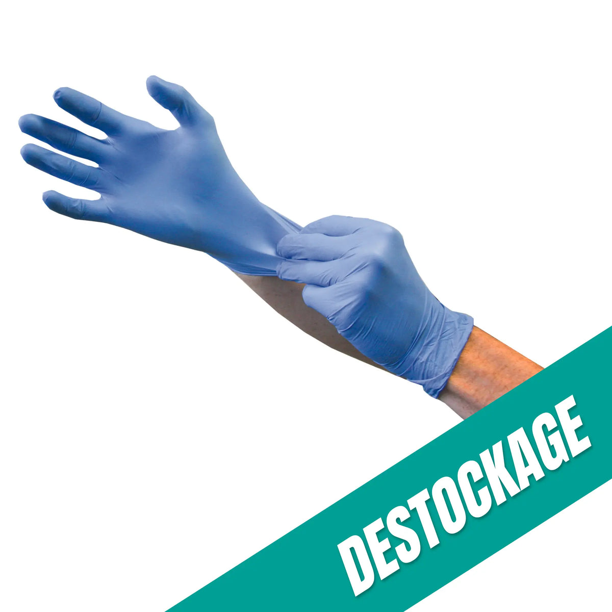 Guantes de examen - Nitrilo - Sin polvo - Ambidiestros - Caja de 100 - My Podologie // Liquidación